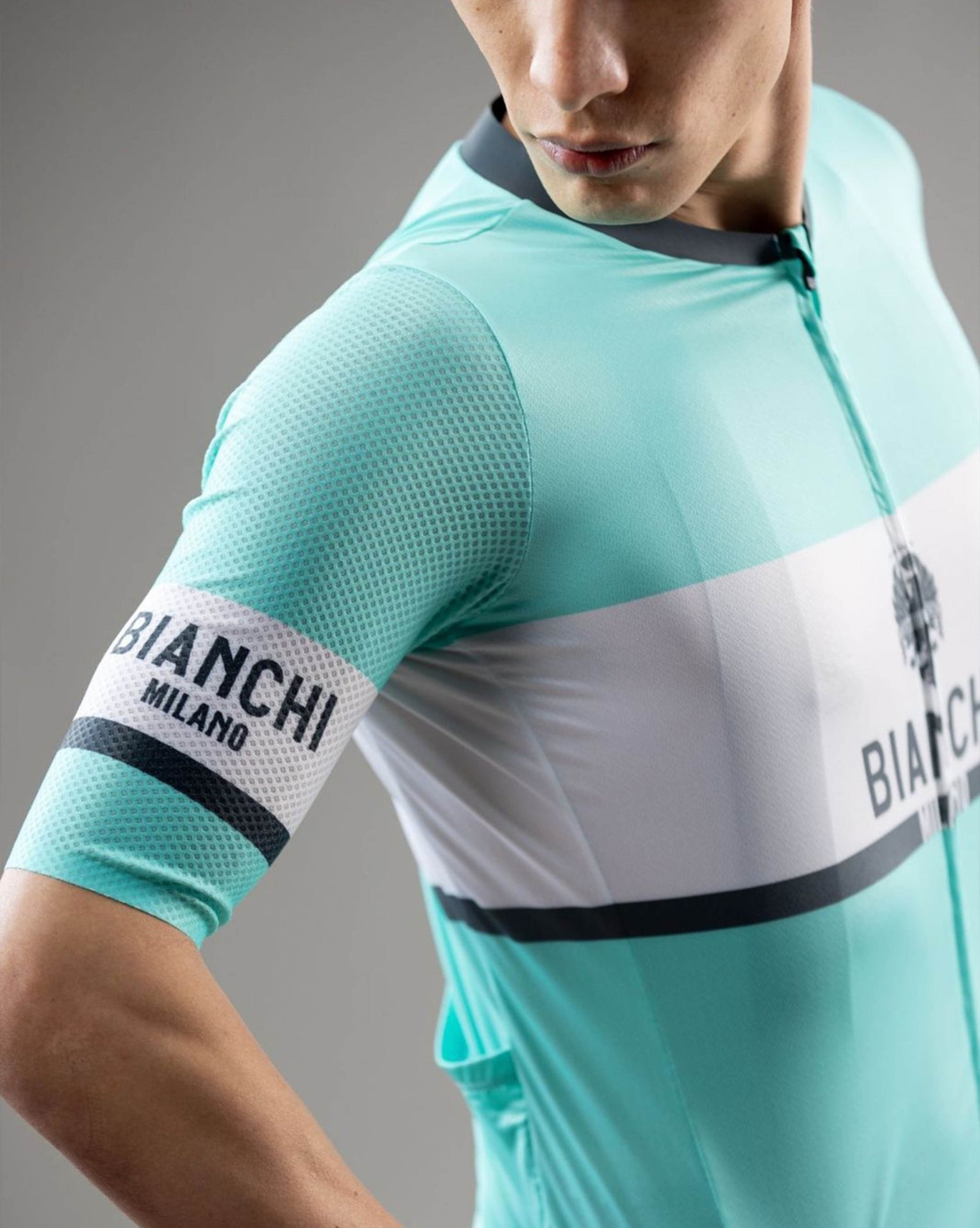 Cycling Jersey Bianchi Maglia Maglia Bianchi Countervail
