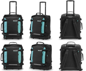 Zaino Trolley Compatto Smontabile Con Ruote Grandi – Tandem Stop – 34,5x44,5x23 Cm – Due Scomparti