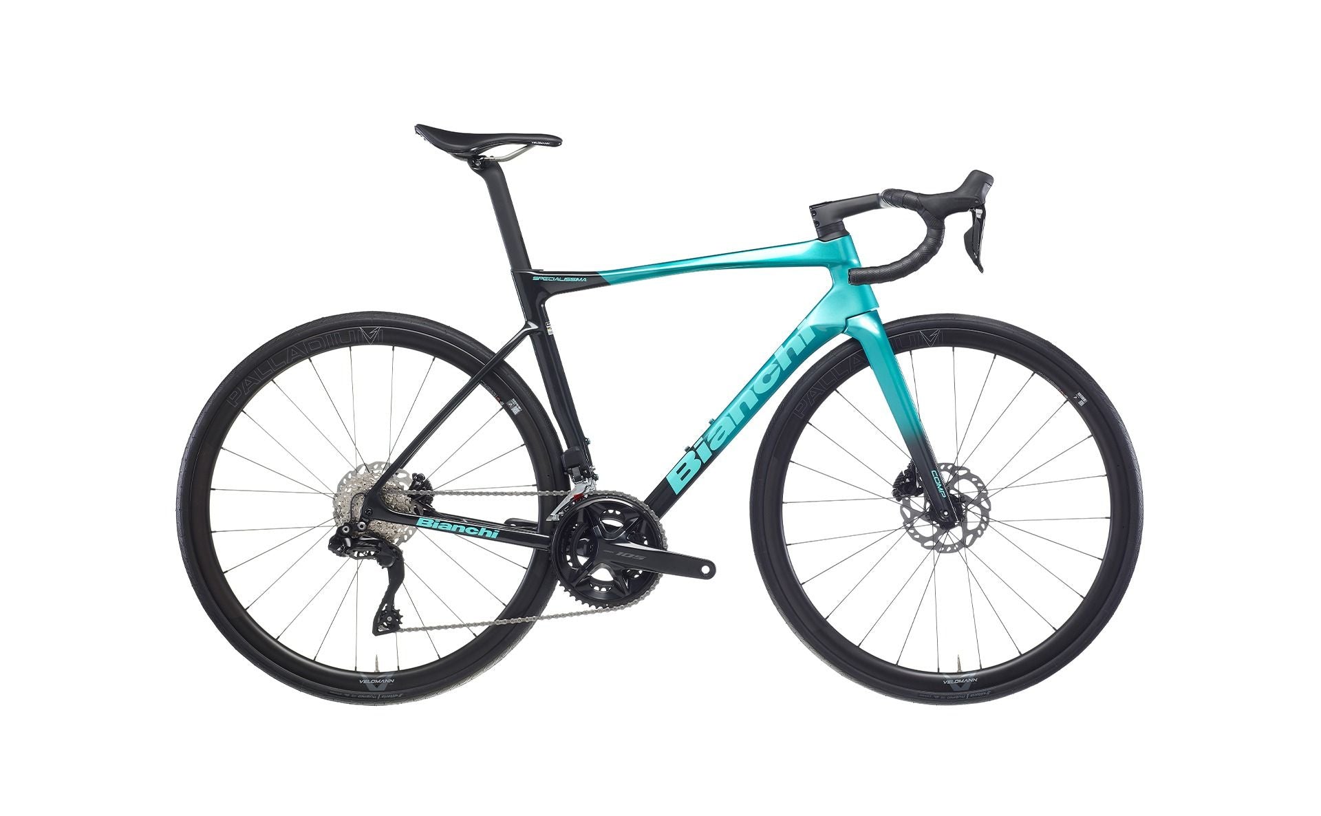 Bianchi Specialissima Comp 105 DI2 Road Bike integrated handlebar
